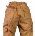 Qtech Race Motorcycle Motorbike Cargo Pants Jeans with Knee & Hip Armour - Tan